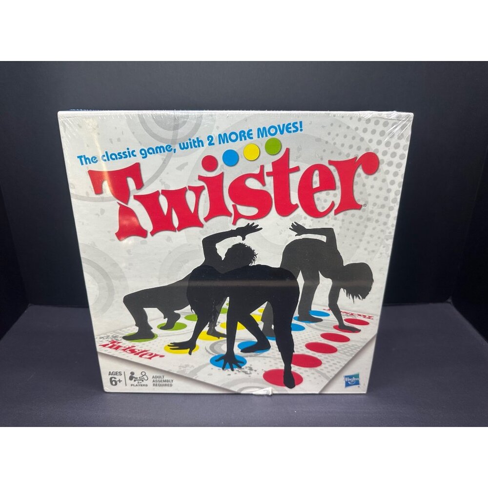 Twister The Classic Game with 2 More Moves by Hasbro 2012 New in Plastic